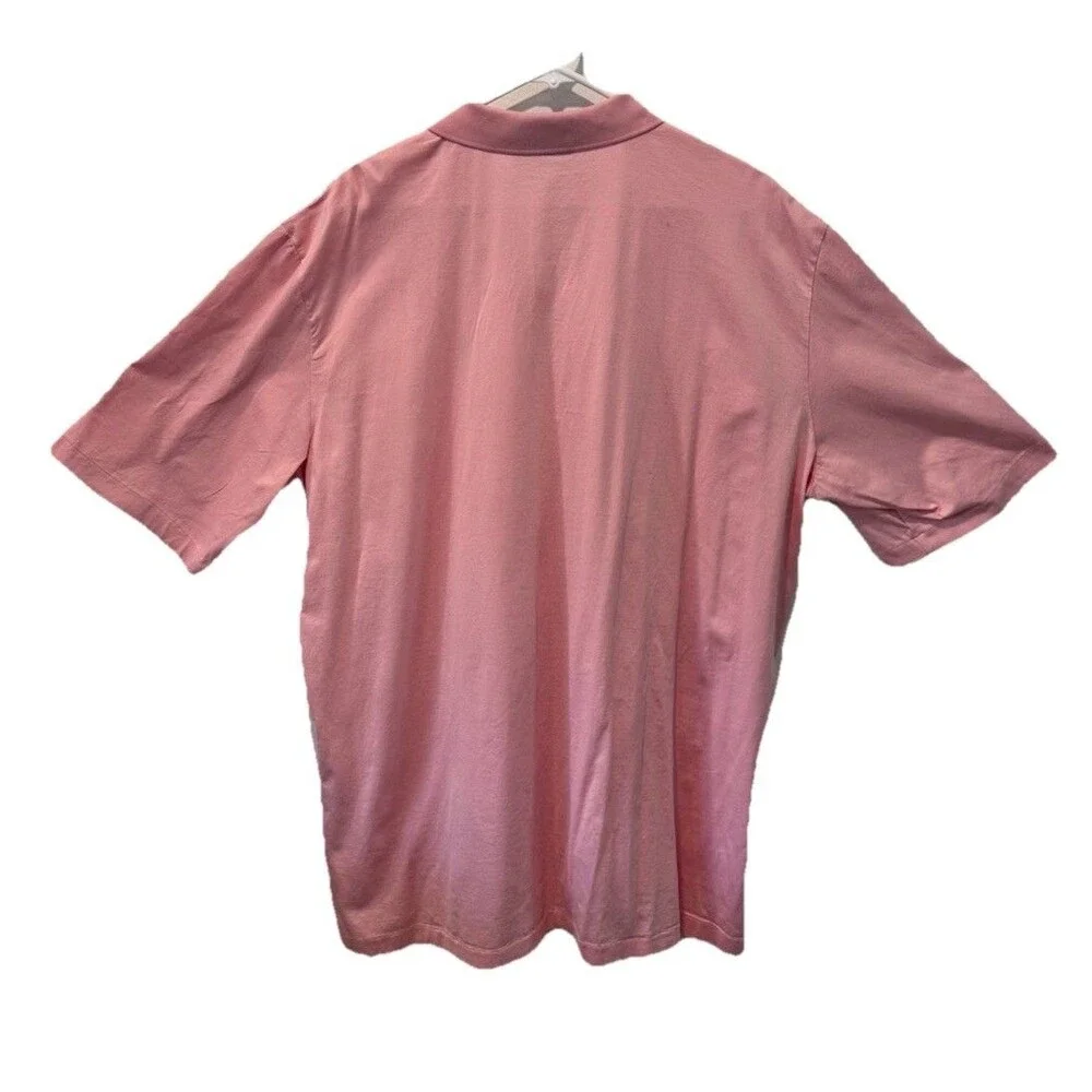 Polo Golf Ralph Lauren Men XXL Pink Short Sleeve Polo Shirt 100% Pima Cotton